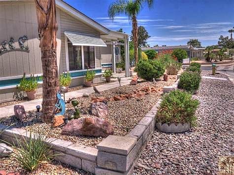Mature and tasteful desert landscaping