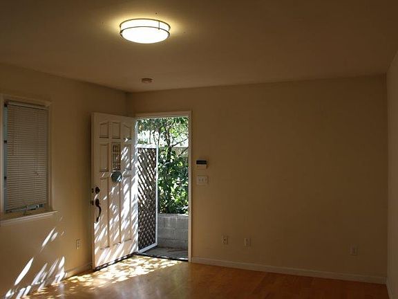 The unit has its own entrance.