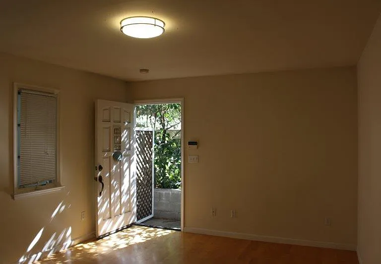 The unit has its own entrance.
