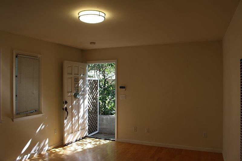 The unit has its own entrance.