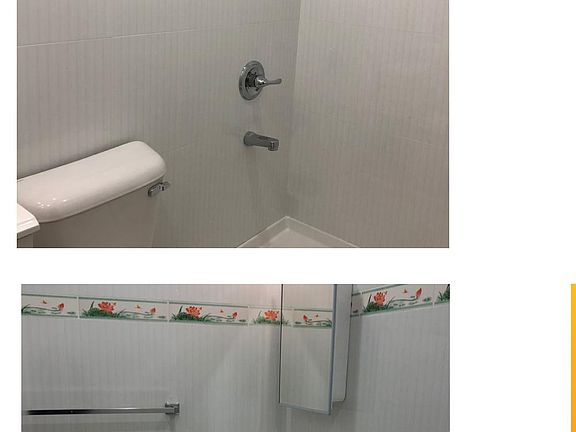 Brand new bath in master bedroom