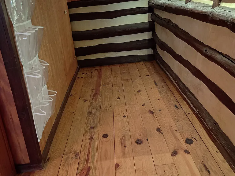 Storage in bedroom.