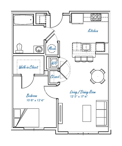 Floor plan A1CI