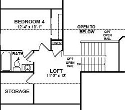 Opt Loft w/Bed/Bath/Storage