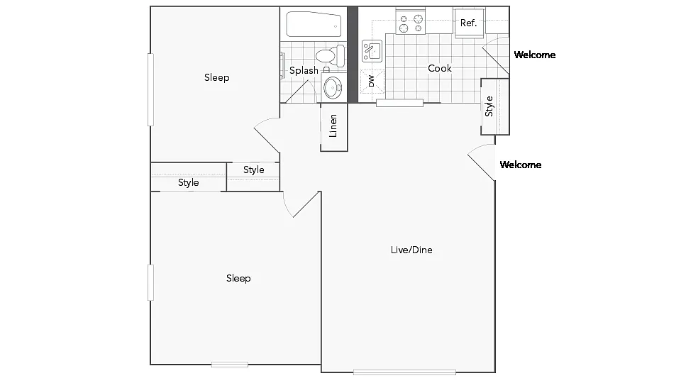 Floor plan Bedford