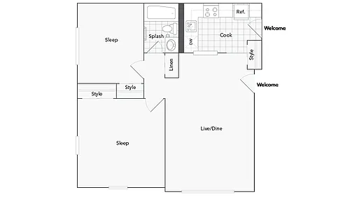 Floor plan Bedford