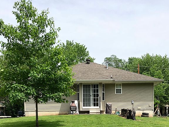 View from the backyard swing