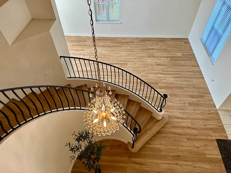 View from upstairs