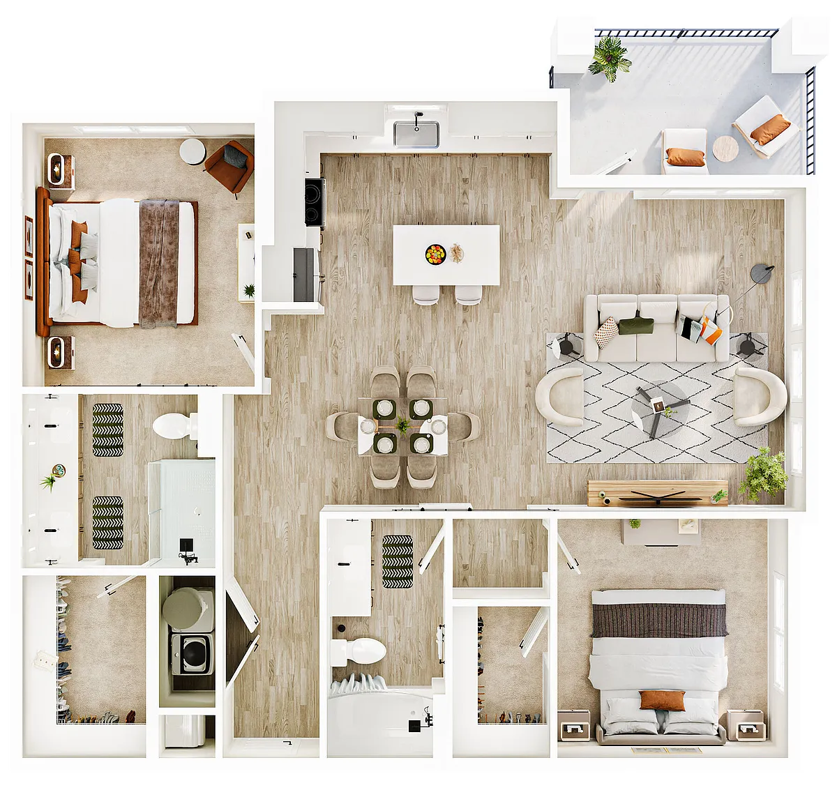 Floor plan B2