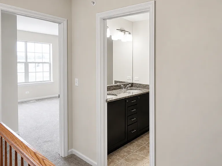 View at the 2nd floor bathroom and 2nd bedroom