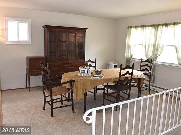 Dining area with new carpet
