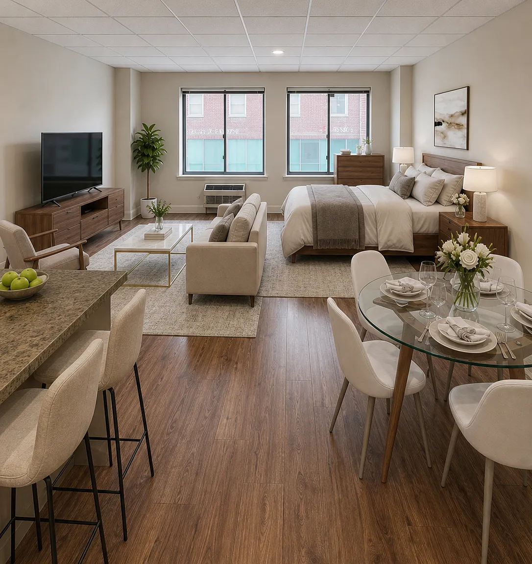 Studio, 636 sqft, $2,100 — Photo 1