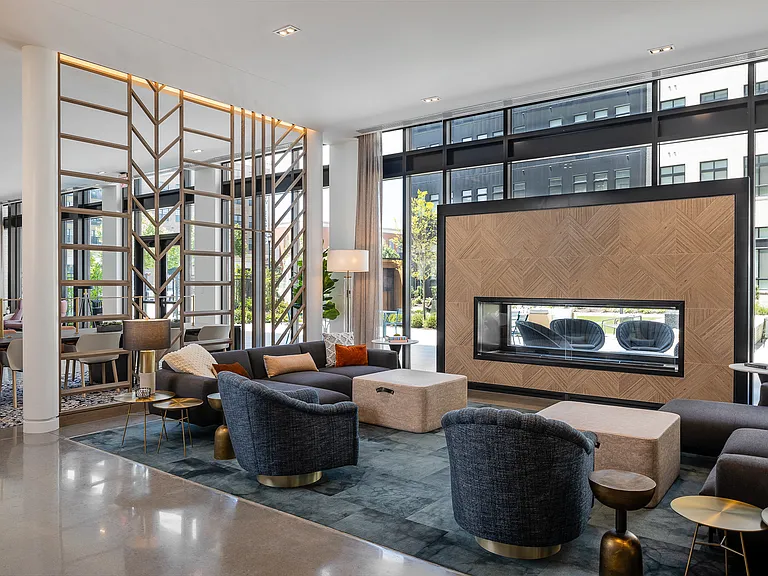 Amenity Core Fireplace Lounge
