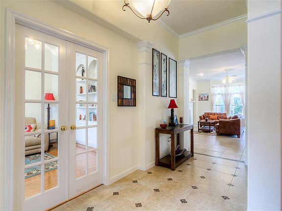 Study to the left of foyer.