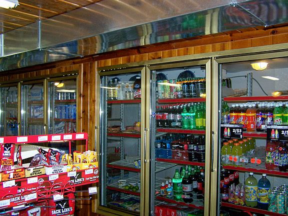 Full wall walk in coolers