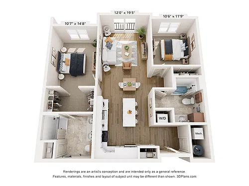 Floor plan B1