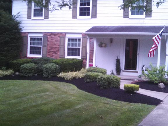 Neat, tasteful landscaping