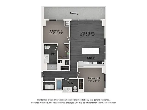 Floor plan B1