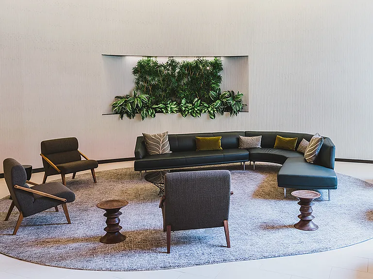 Lounge and socialize in this modern resident lounge