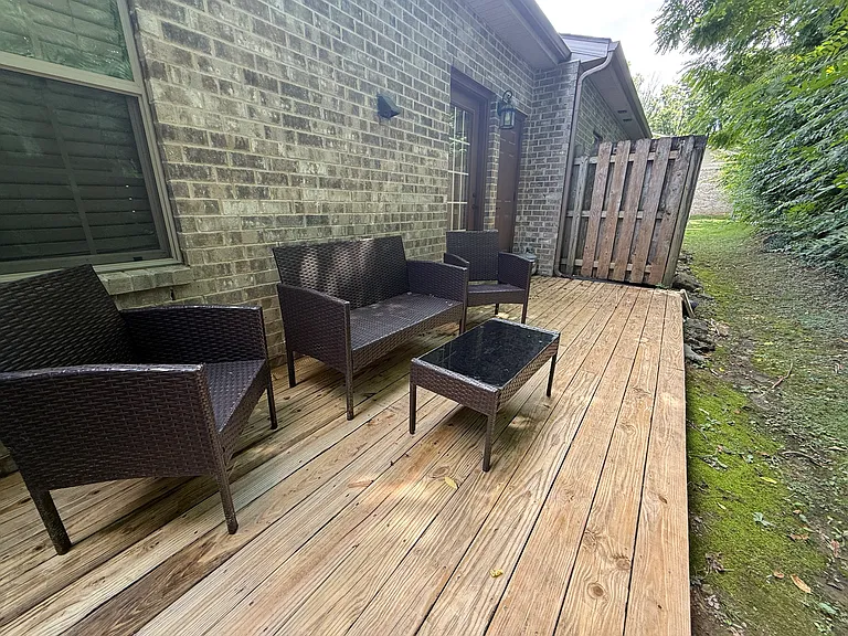 Freshly pressure washed!