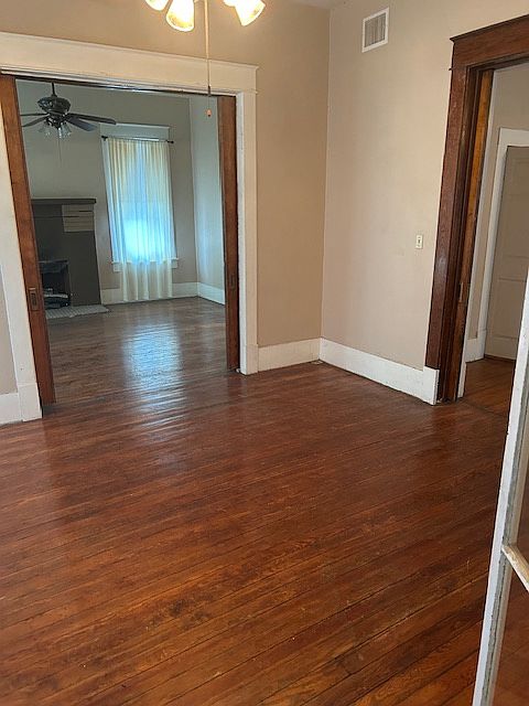 showing both sets of pocket doors in dining room