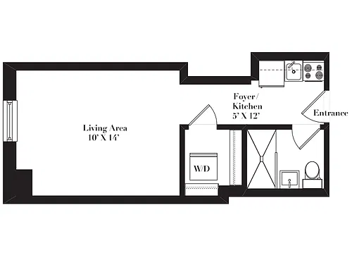 Floor plan A1 - 60% AMI AHSAP