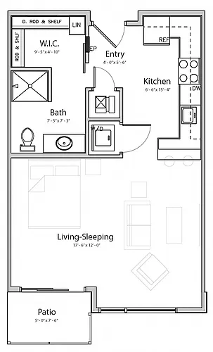 Floor plan Nest (A2.1)