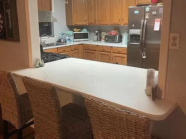 Breakfast nook off the kitchen and main family room.
