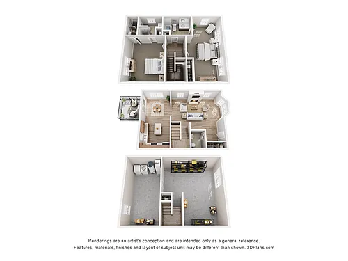 Floor plan Tulip 2BD