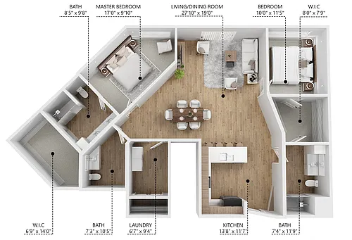 Floor plan B17