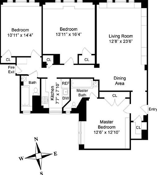 1st image of 340 W 86th St APT 5B