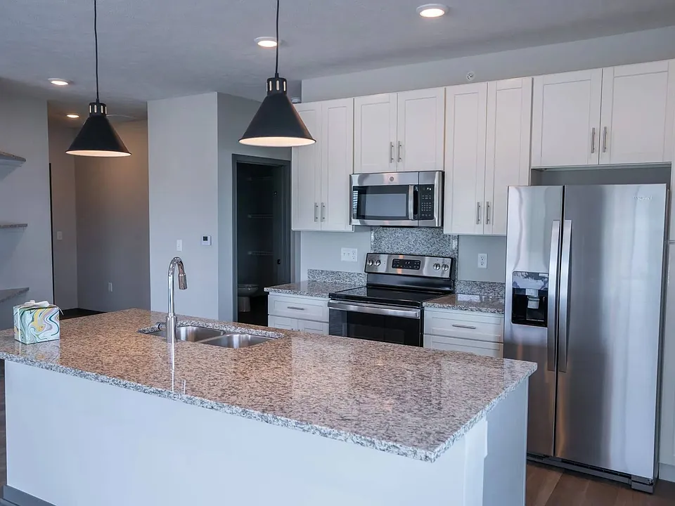 Open concept luxury kitchens at The Harbor.