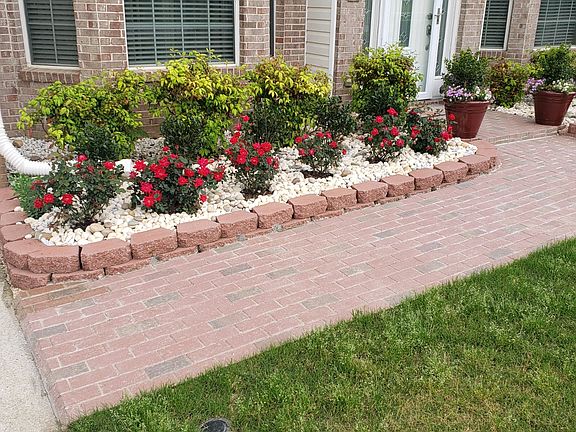 Front yard left bay window