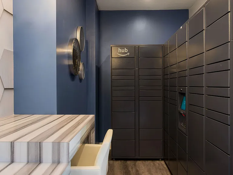 Embrace convenience with our Amazon Hub Package Lockers, making package retrieval effortless and giving you peace of mind.