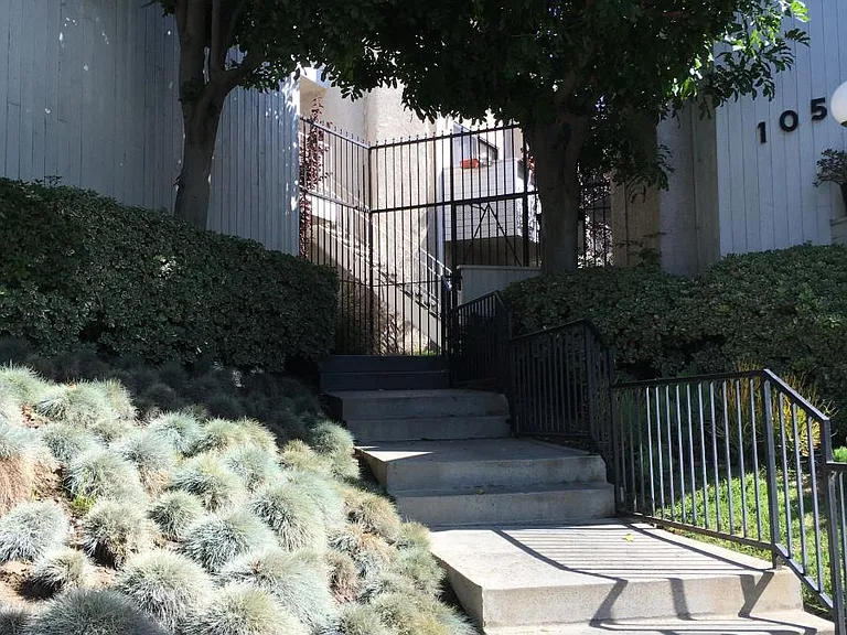 Secured garden entrance