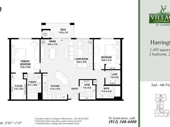 Harrington Plan, Village Cooperative of Leawood (Active Adults 55+)