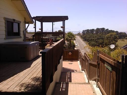 decking and west view