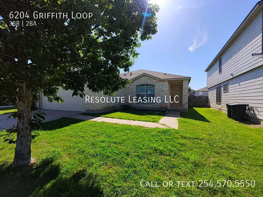 "Charming 3-Bed, 2-Bath Home with 1,482 Sq Ft of Comfort at 6204 Griffith Loop, Killeen!" — Photo 2