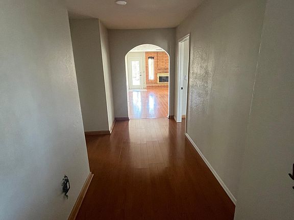 Entrance Hallway. The living room straight ahead. Master bedroom on the left, 2nd bedroom on the right.