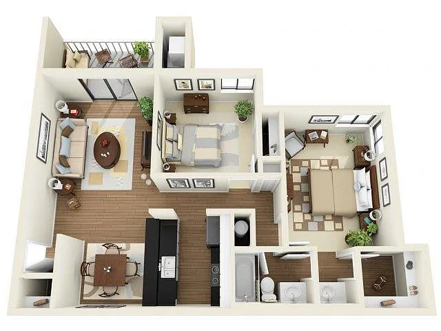 Floor plan B1