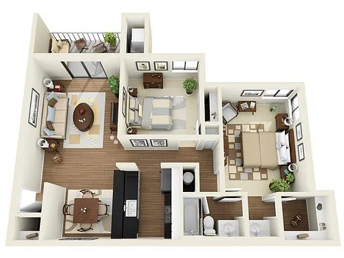 Floor plan B1