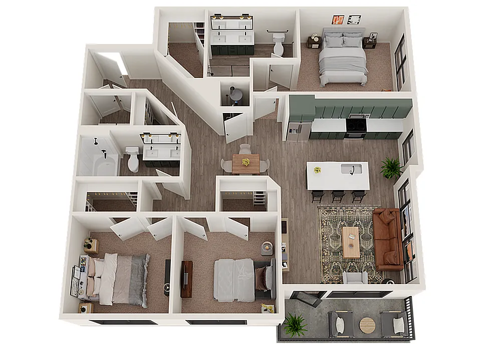 Floor plan C1-HC