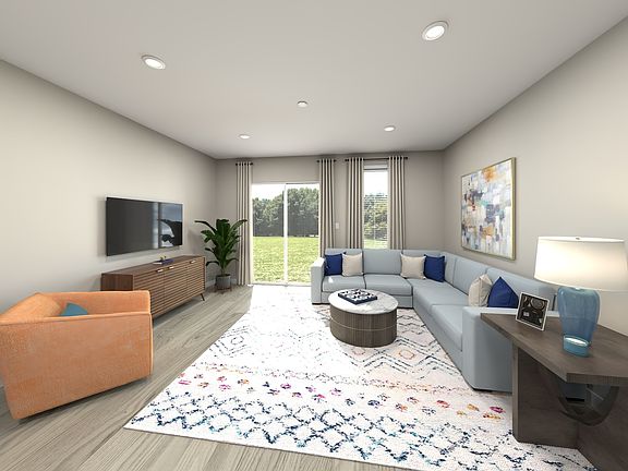 Narrows floorplan interior image rendering at a Meritage Homes Community in Eagle Mountain, UT.