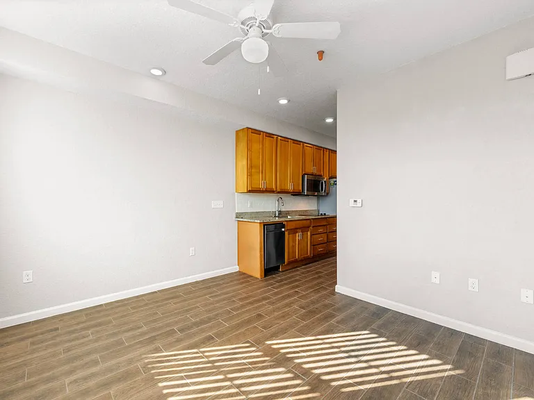 Minimalist Living Room and Kitchen