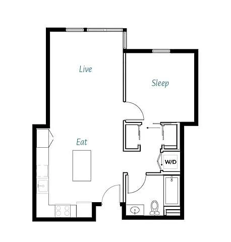 Floor plan A1- 1E