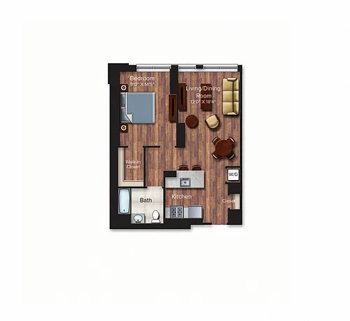 Floor plan 1I-772