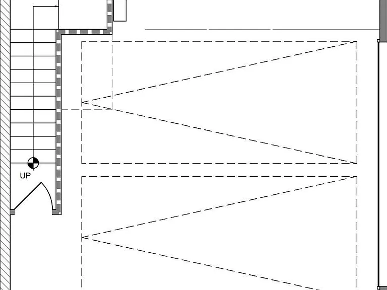 large oversize garage for storage and 2 SUVs