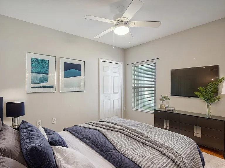 Bedroom 2 - Virtually Staged to show the room's potential