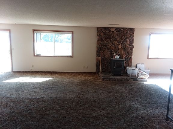 Living room, pellet stove