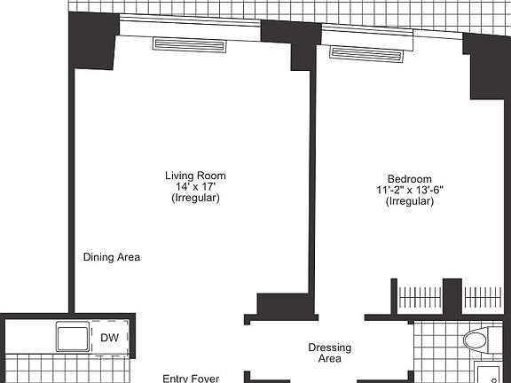 2nd image of 400 Chambers St APT 19E